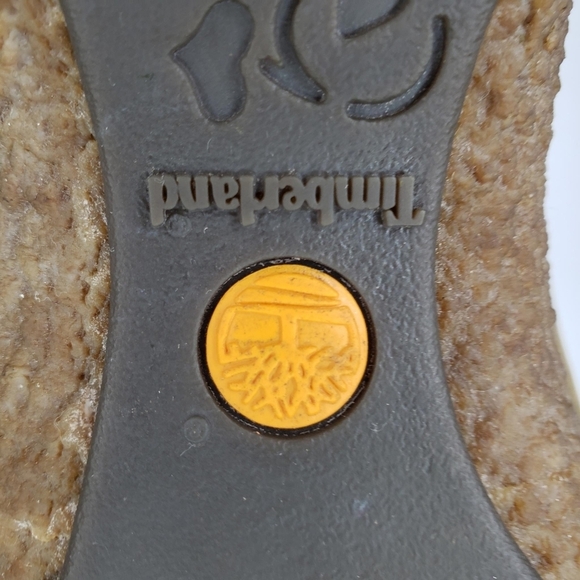 Timberland | Comforia Brown Leather Crepe Sole Slip On Clogs Mules Women's 7 - Picture 12 of 12